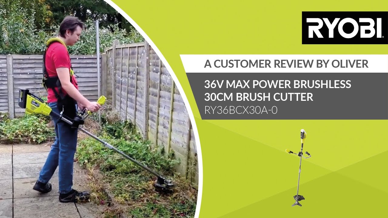 36V MAX POWER Brushless 30cm Brush Cutter RYOBI® - Oliver's opinion