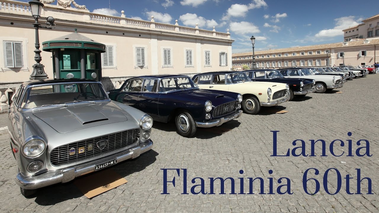 Le Flaminia sulla via Flaminia - Lancia Flaminia 60th Anniversary Tour 2017