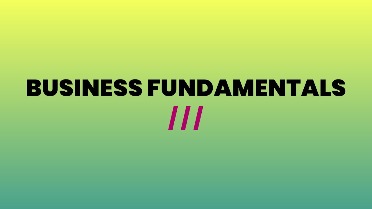 Business Fundamentals (1187)