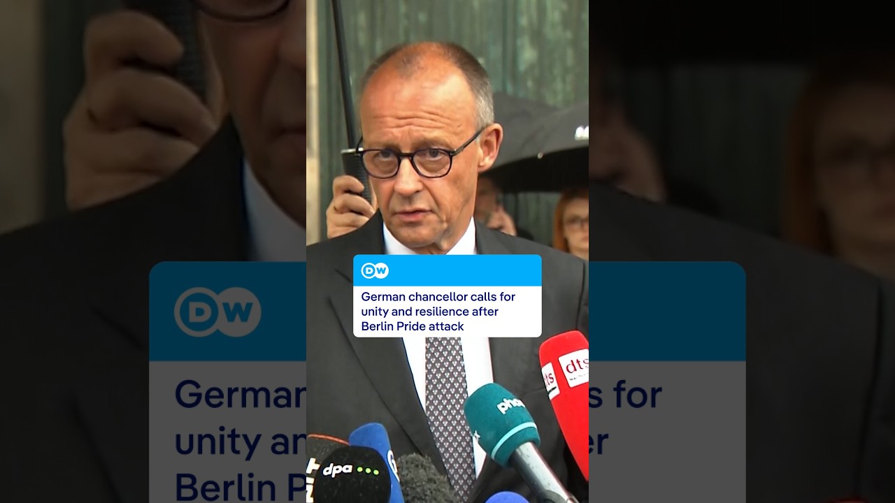 German chancellor calls for unity and resilience after Berlin Pride attack | DW News