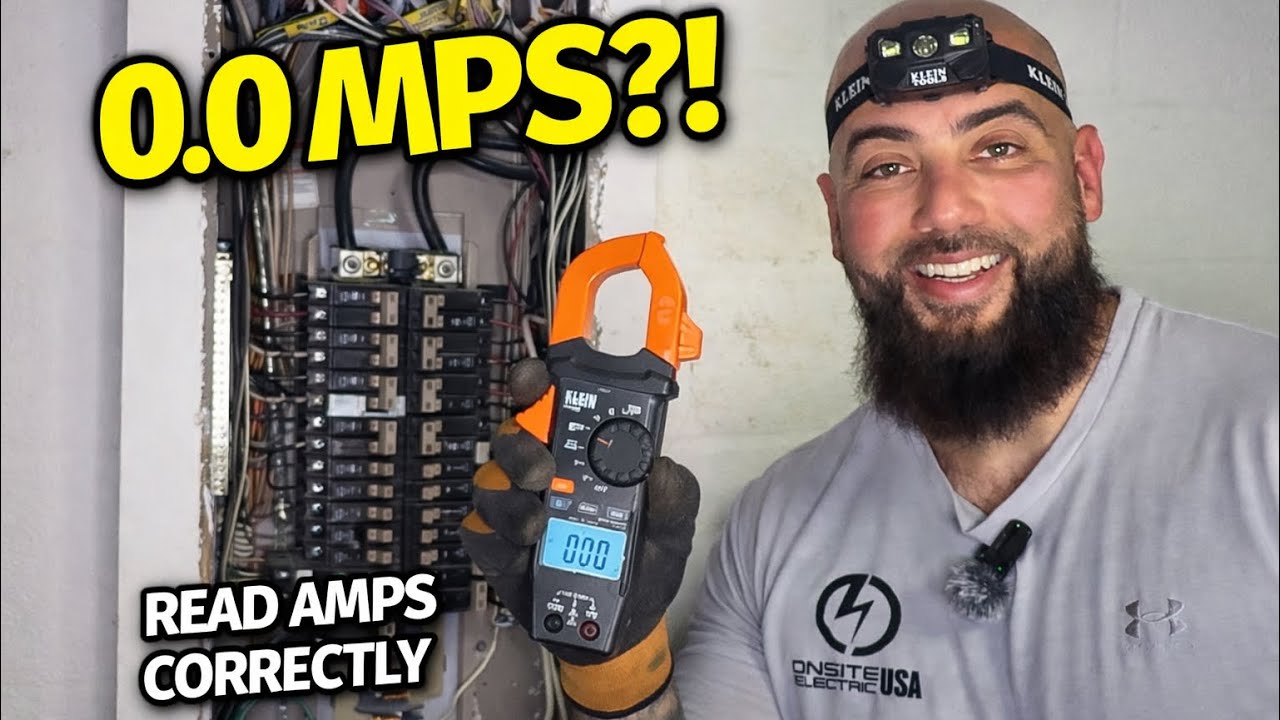 How to Use a Clamp Meter to Measure Amps in a Breaker Panel