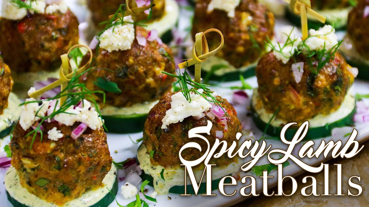 Spicy Lamb Meatballs | Low-carb Keto Meatball Appetizers | CarnalDish