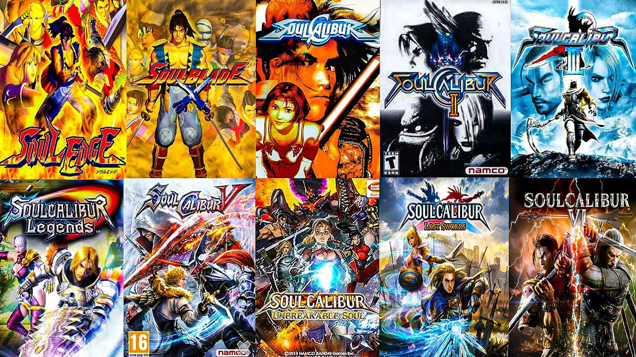 The Evolution of SOUL CALIBUR Games (1995-2018)