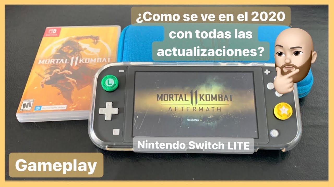Gameplay MORTAL KOMBAT 11 para Nintendo Switch LITE (¿Como se ve en 2020?) Actualización AFTERMATH‼