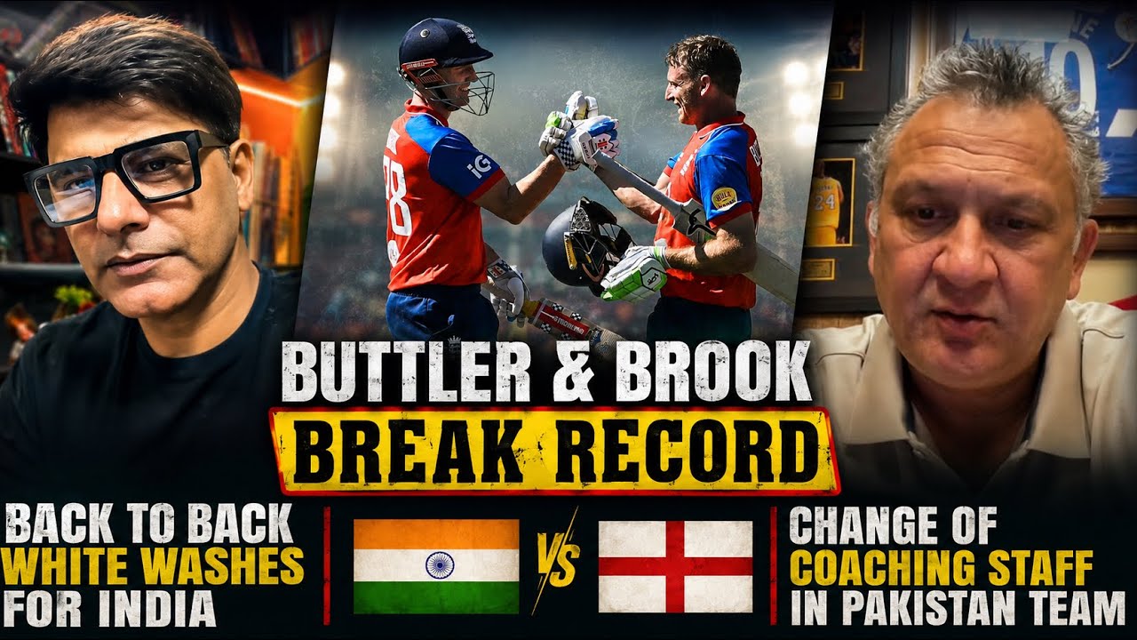 Buttler & Brook Break Records | India Suffers Back to Back Whitewashes | Pakistan Coaching Shake-Up 