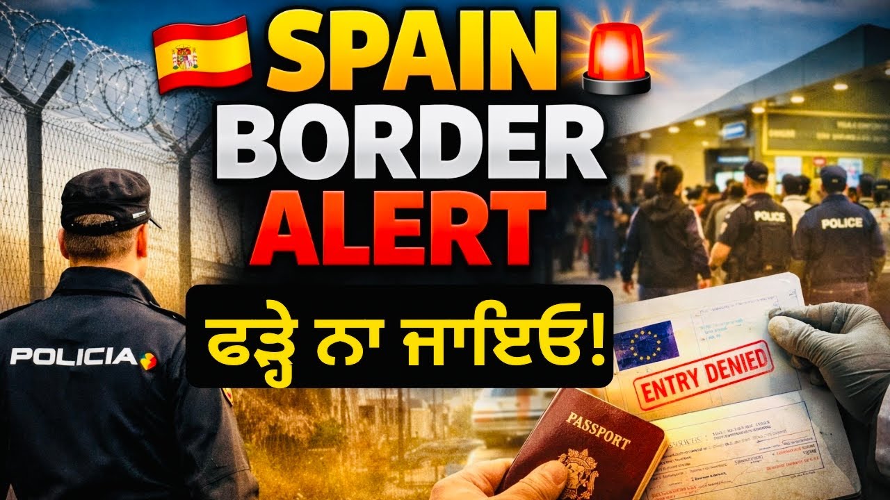 🇪🇸 Spain Border Alert 2026 🚨 | Portugal, Italy, Germany, France ਵਾਲੇ ਸਾਵਧਾਨ 😱