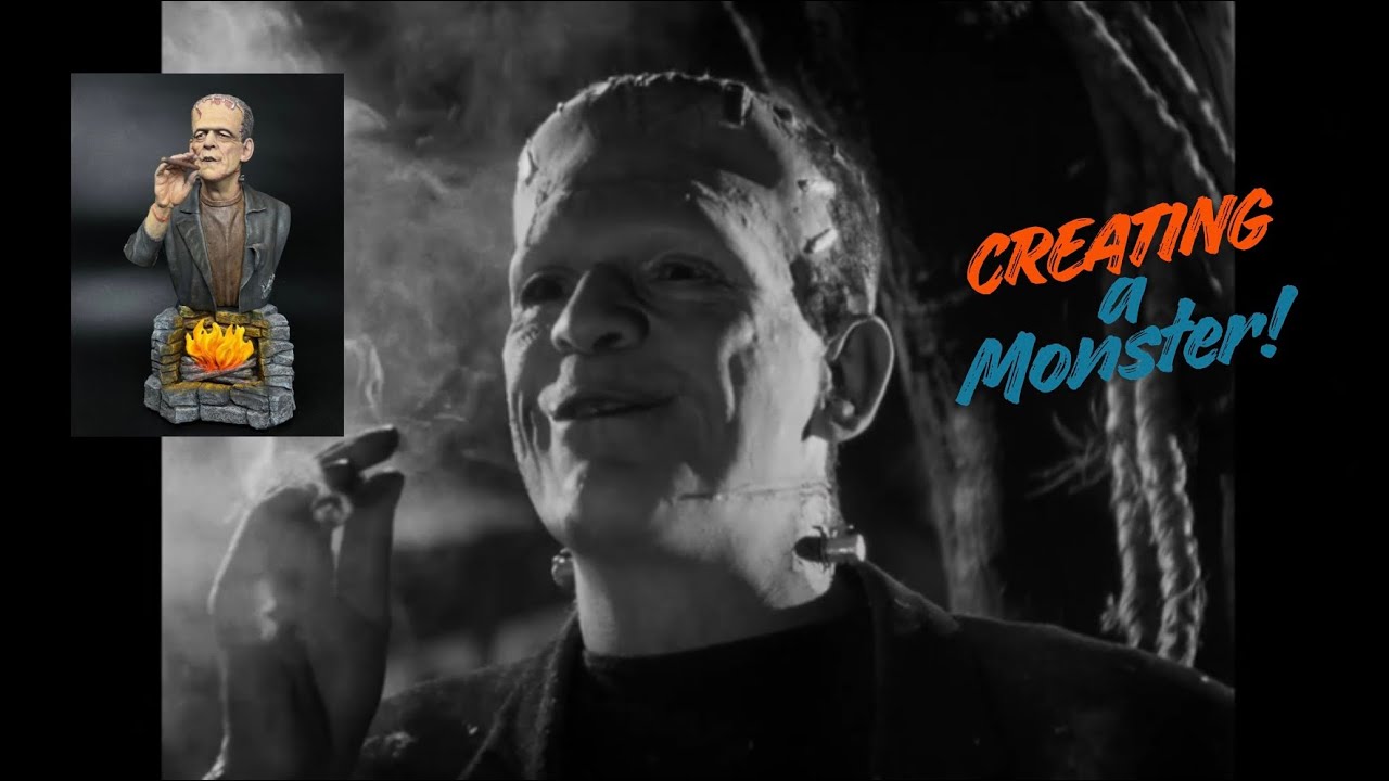 How to paint Frankenstein's Monster - GK model Kit Painting