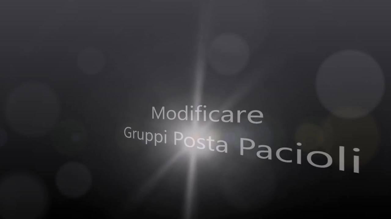 Modificare Gruppi Classe