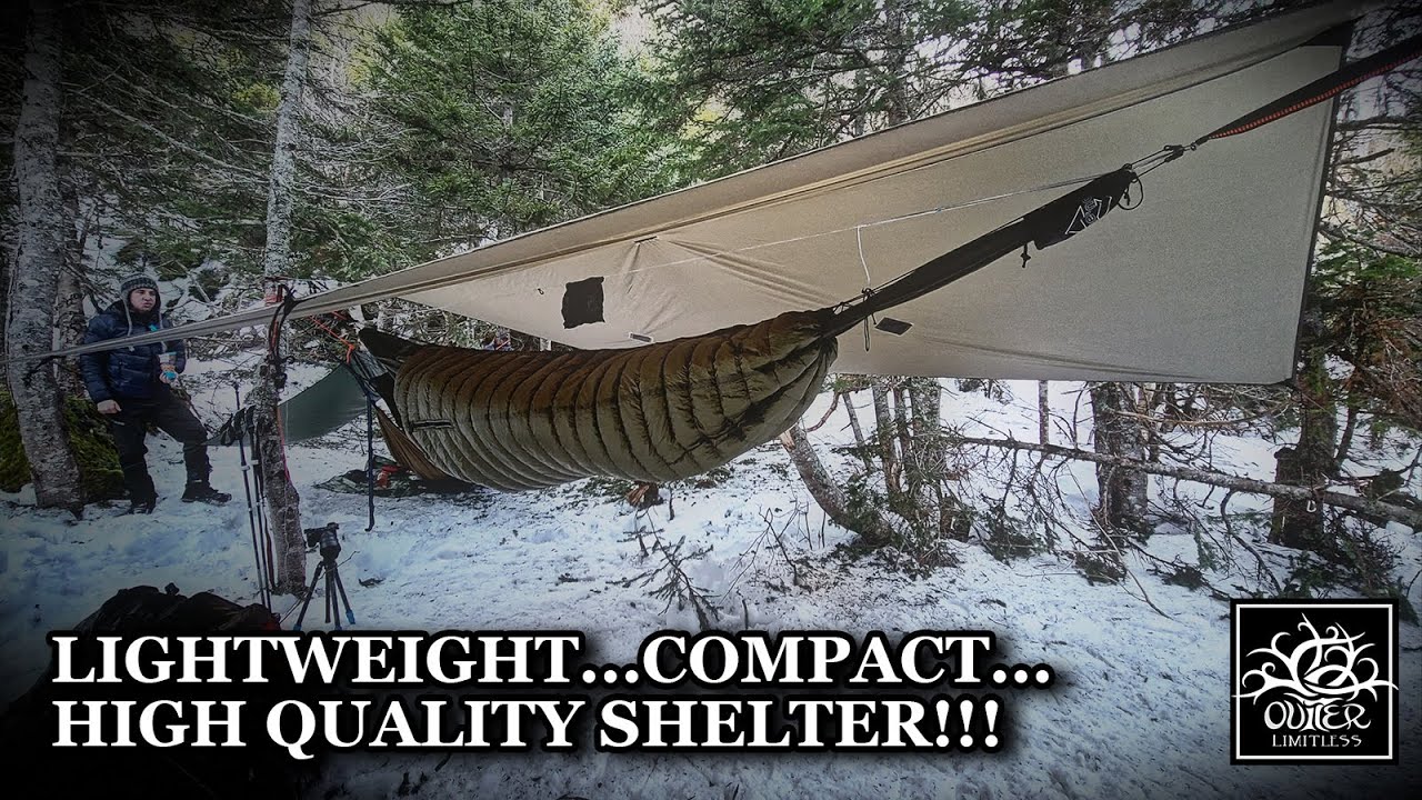 One Wind Ultralight Hammock and Shelter - Lightweight...Compact...High Quality!!!