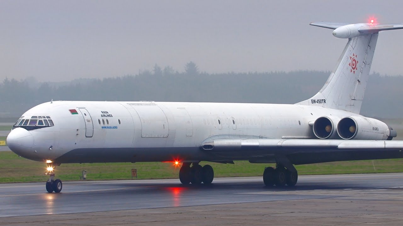 ILYUSHIN IL-62: The last civil IL-62 in the world! - Syrian Election Campaign Transport
