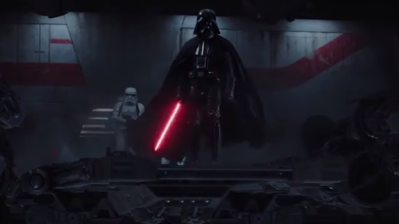 Darth Vader laughing Rogue One