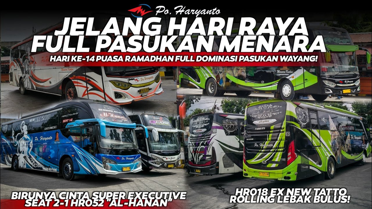 FULL PASUKAN MENARA!🔥😍H-16 MENUJU HARI RAYA HARYANTO BERANGKAT PALING BANYAK!🏁
