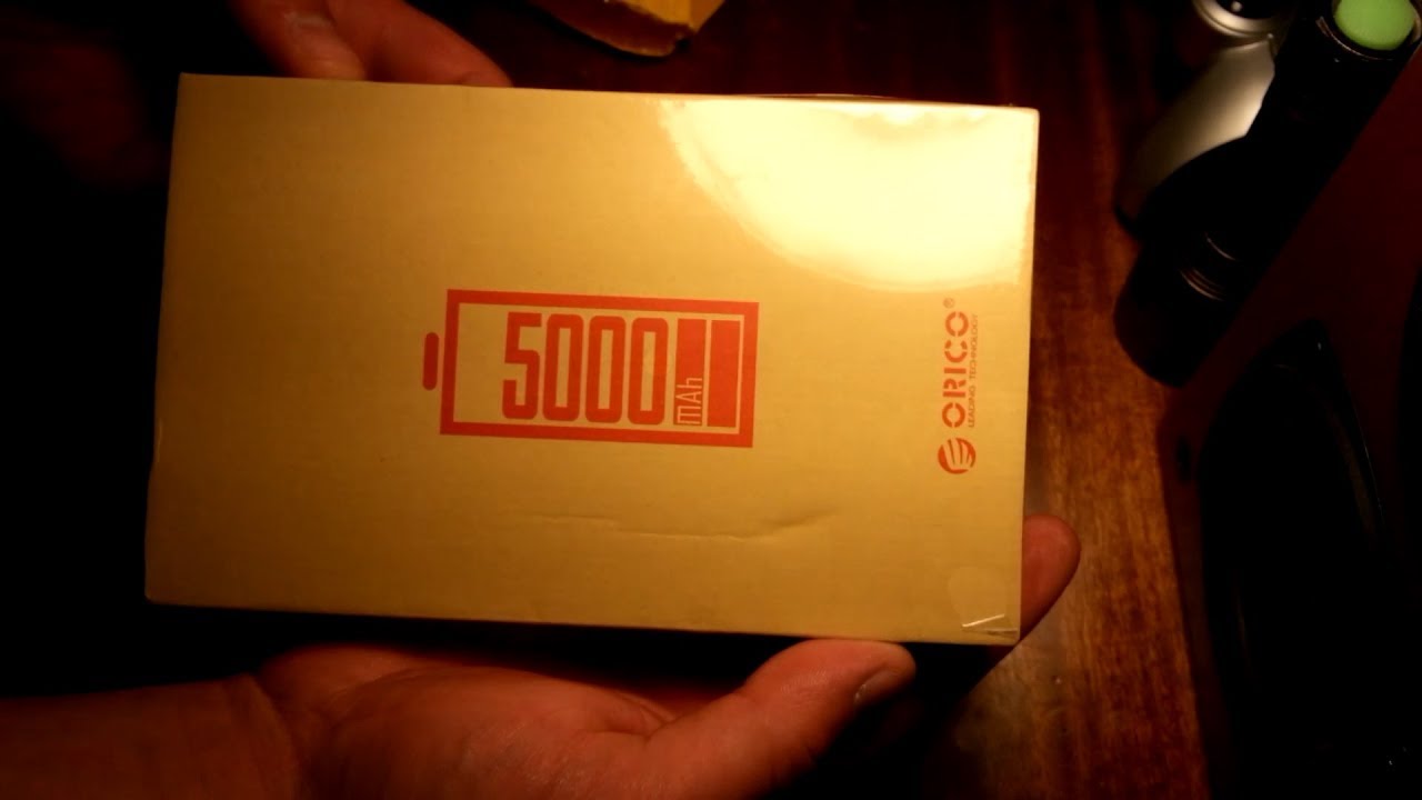 Повербанк ORICO 5000mAh. Распаковка, обзор и тестирование.