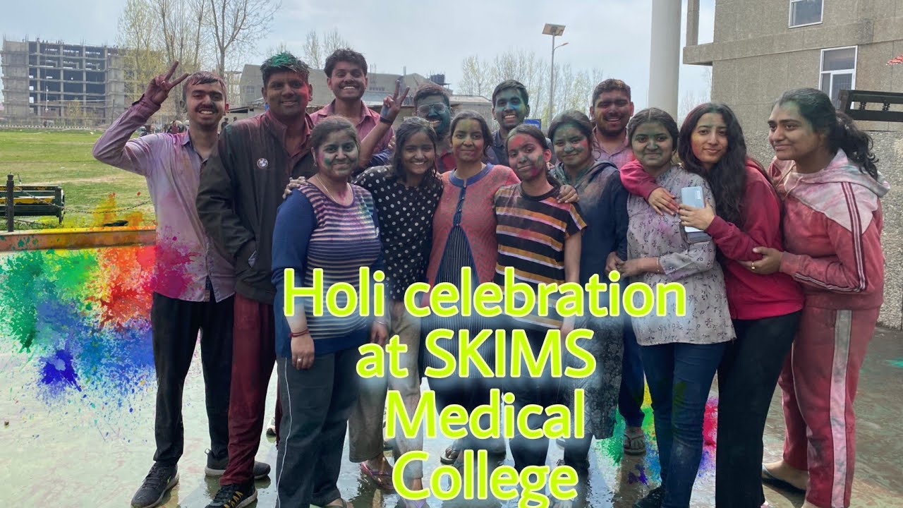 Holi Celebration//SKIMS Medical College//MBBS #jammu&kashmir#NEET