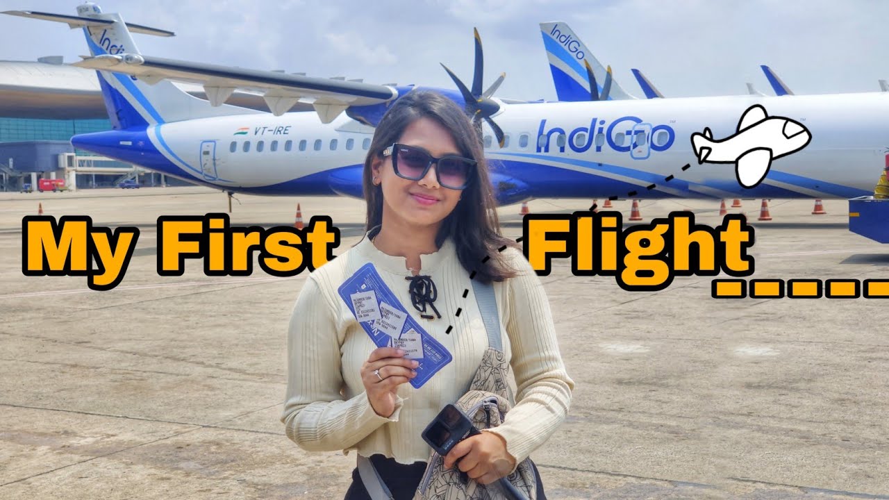 My First Flight Experience😍❤️|| স্বপ্ন পূরণ😍|| Mountaingirl subarna || IndiGo✈️ #viral #vlog #flight