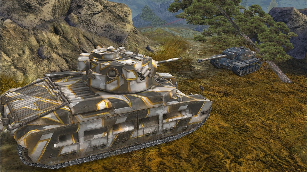 Matilda vs 5 TOP-tier tanks