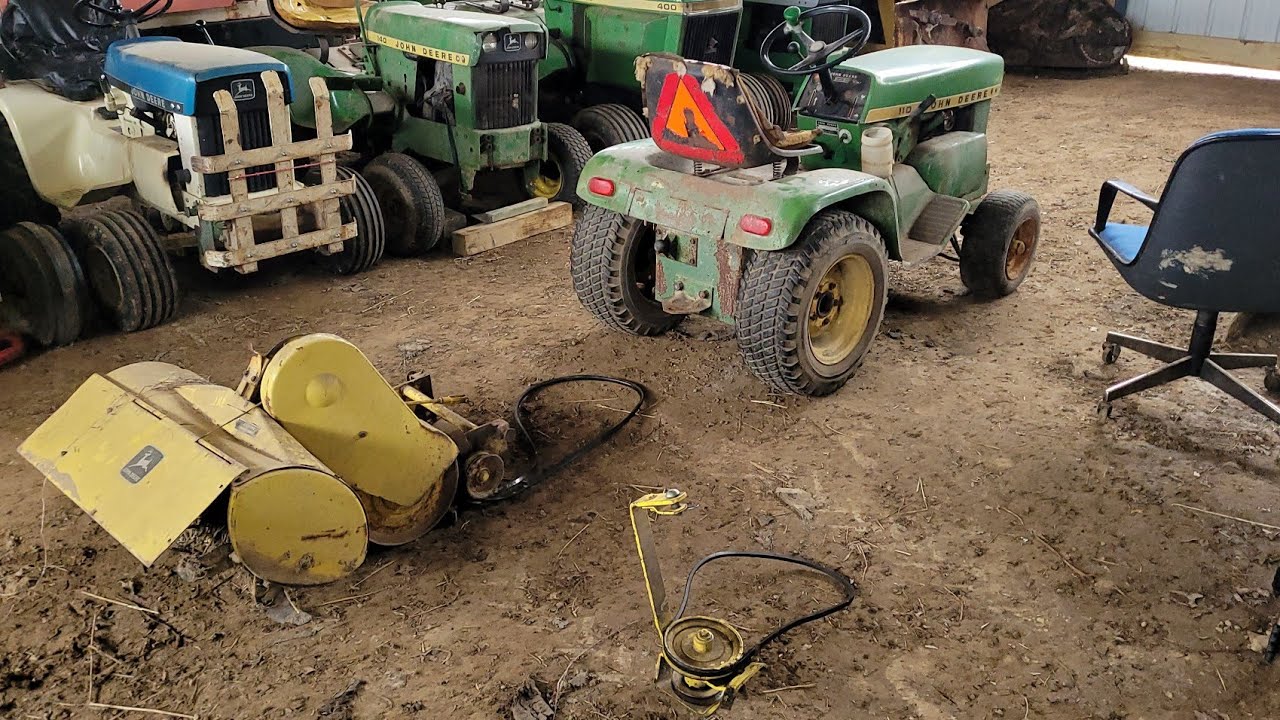 how to install John Deere 31 tiller. (John Deere 110, 112, 200, 208, 210, 212, 214, 216)