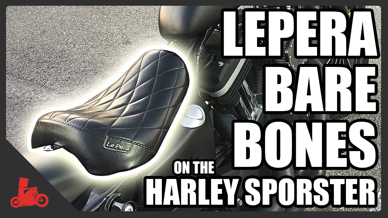 LePera Bare Bones Seat on Harley Iron 883 Sportster