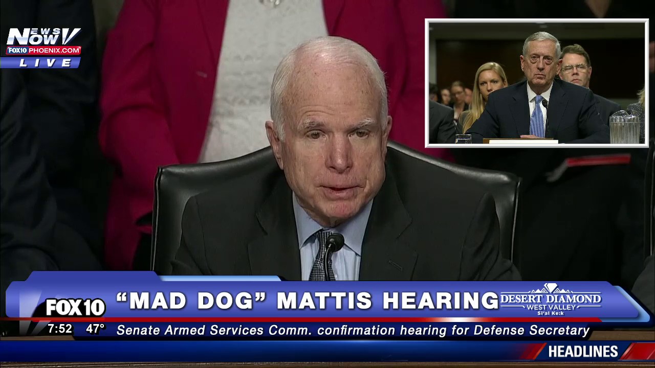 FNN: John MCCAIN'S Opening Statement at Confirmation Hearing of James 