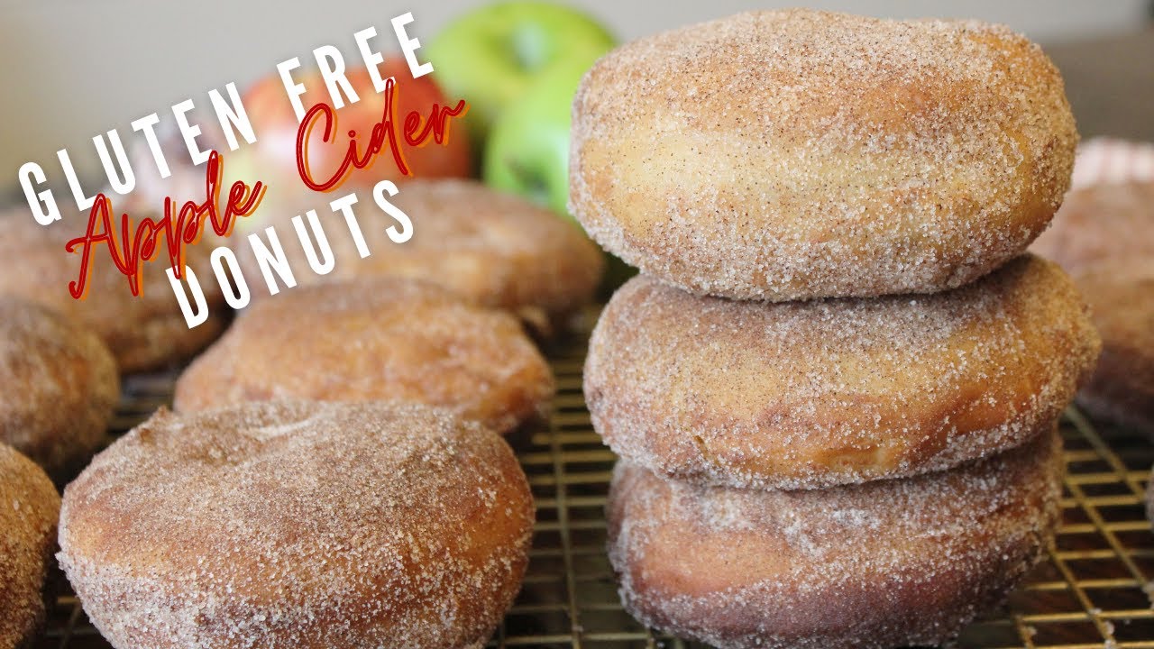 THE BEST GLUTEN FREE DONUTS | How To Make Gluten Free Doughnuts | Homemade Apple Cider Donuts Fried