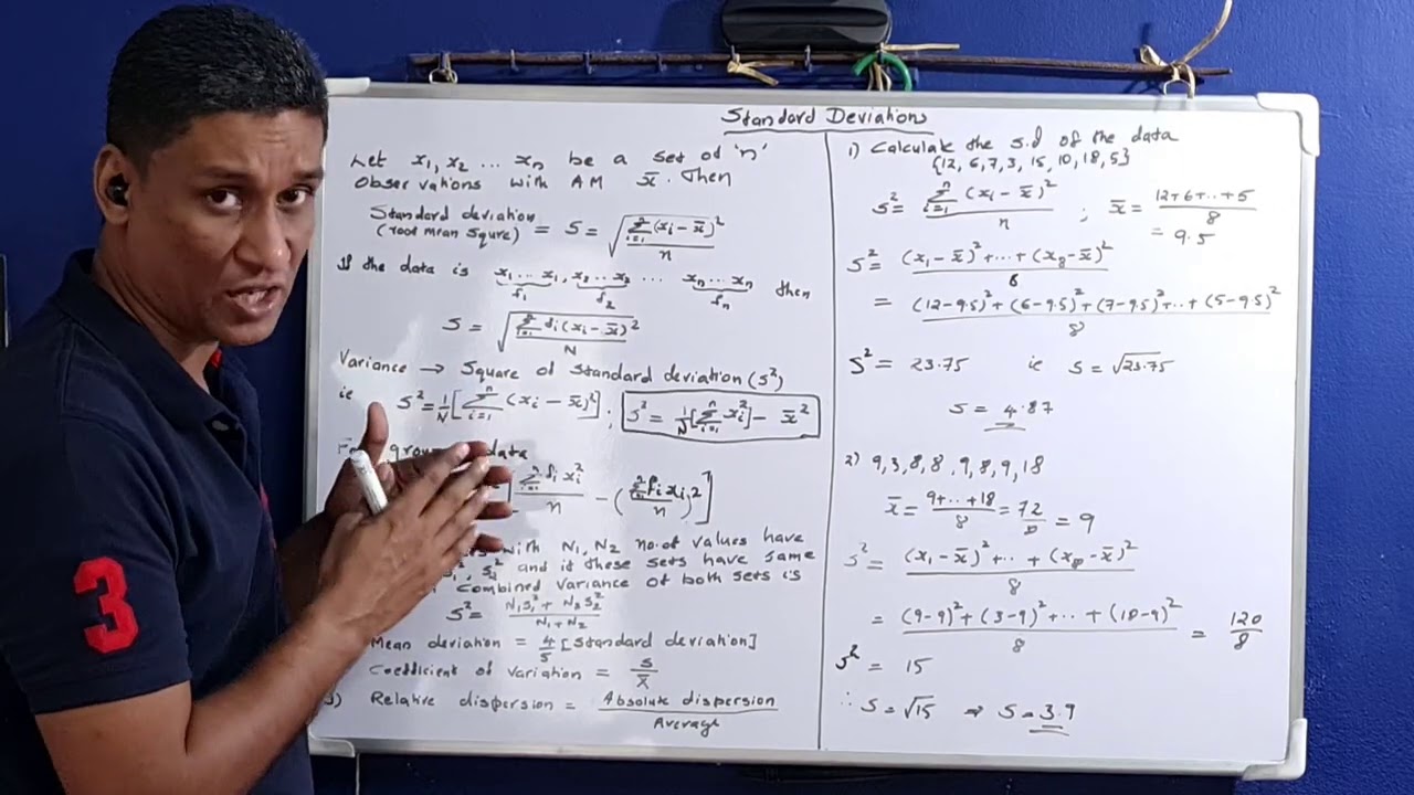 Standard Deviation Definition(Problems)