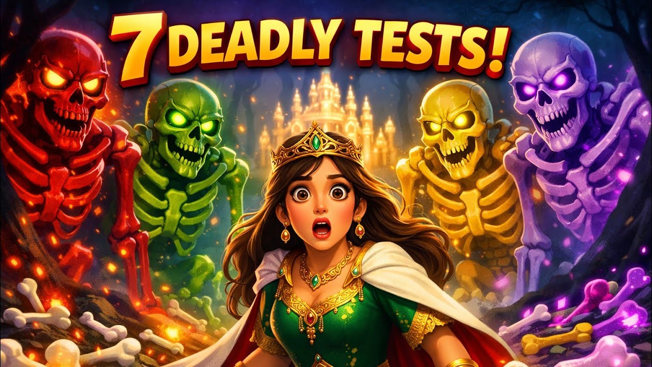 Lost Princess in the Bone World 😱 | 7 Terrifying Trials | Cinematic Fairy Tale