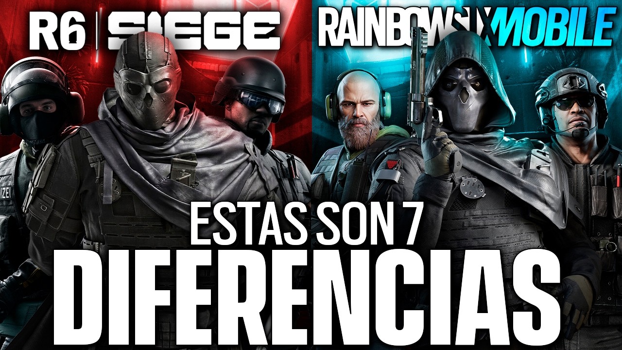 ✅ 7 DIFERENCIAS entre RAINBOW SIX SIEGE y RAINBOW SIX MOBILE