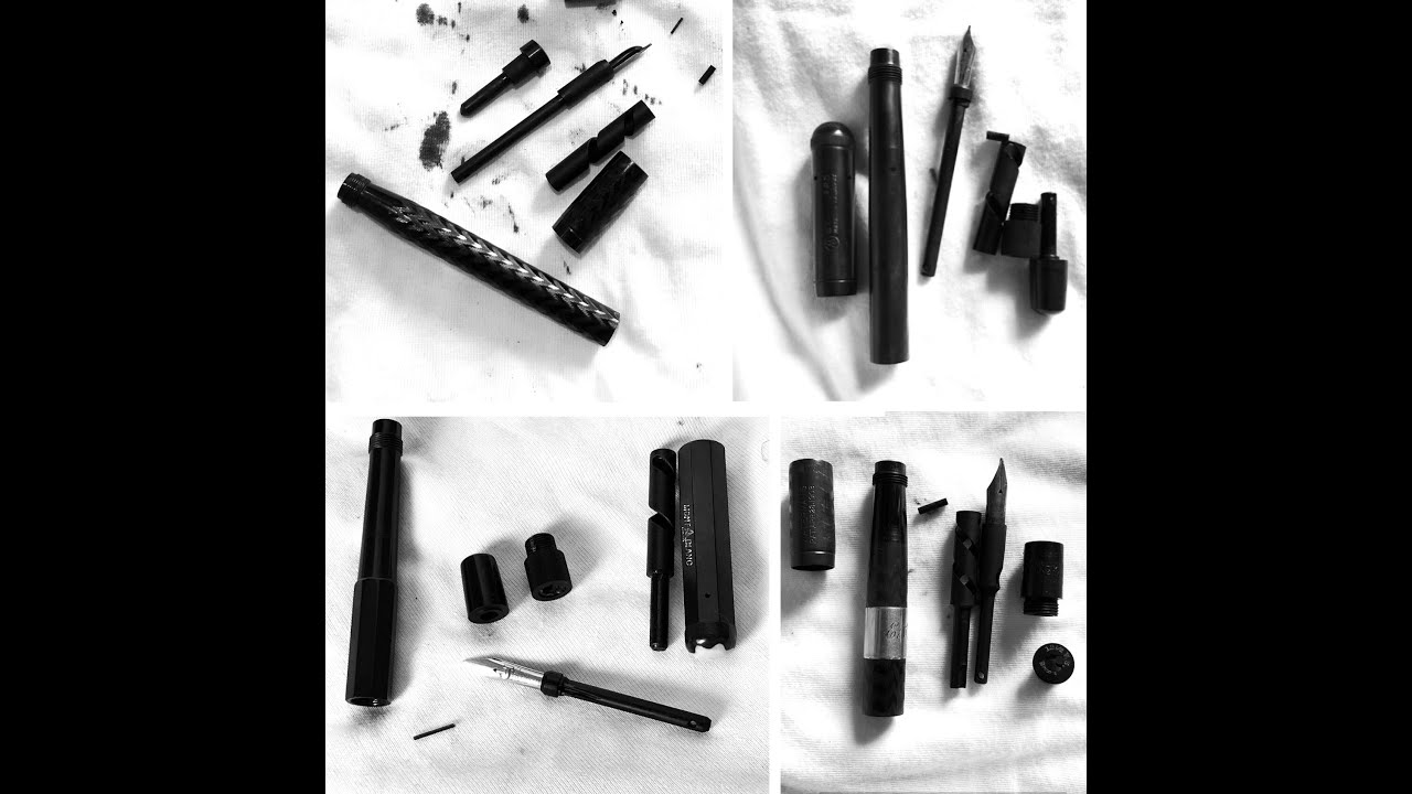 How to disassemble vintage safety filler fountain pens - 4 types