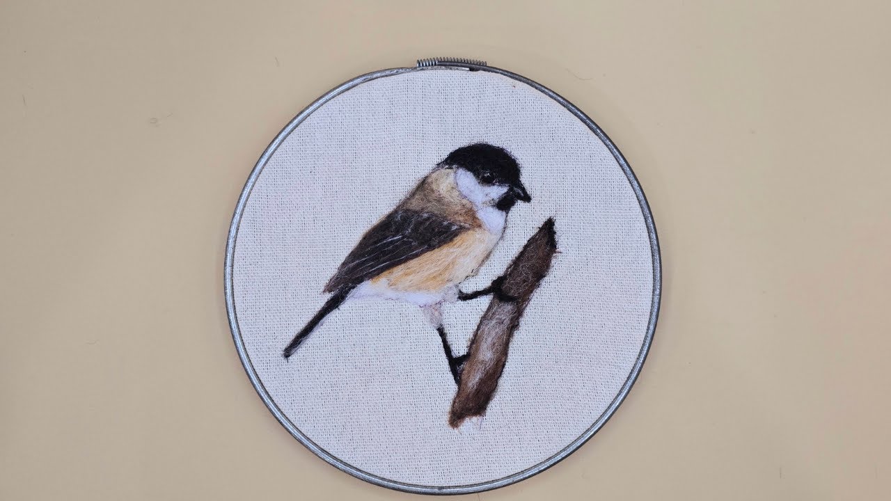 Create a template for 2d needle felting.