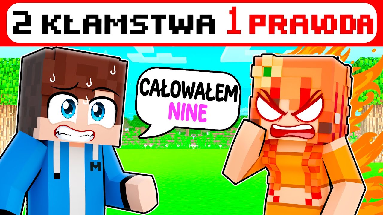 2 KŁAMSTWA 1 PRAWDA z SZALONYMI FANKAMI... w Minecraft!