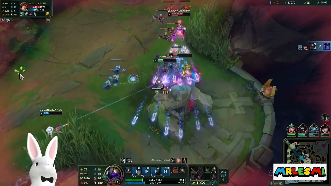 maraton hasta subir a oro JUGANDO MID Y JG🐰 (Part 37/44)