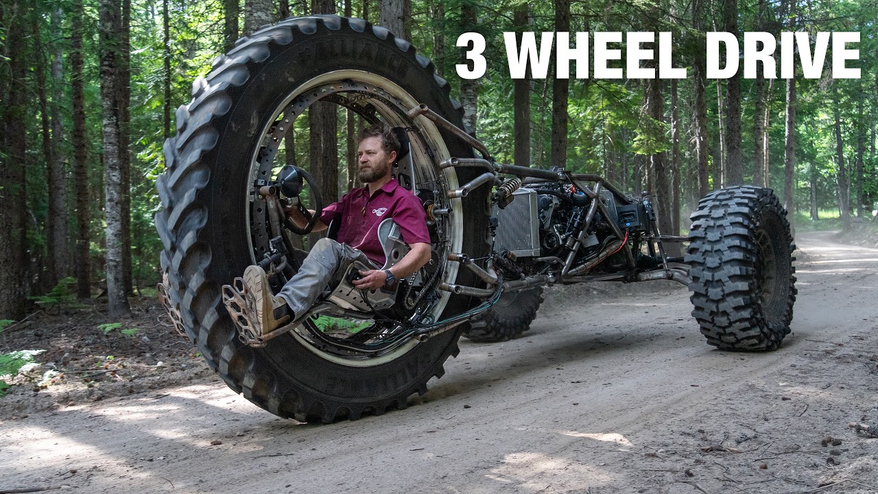 We Made the Monster Trike 3 Wheel Drive!
