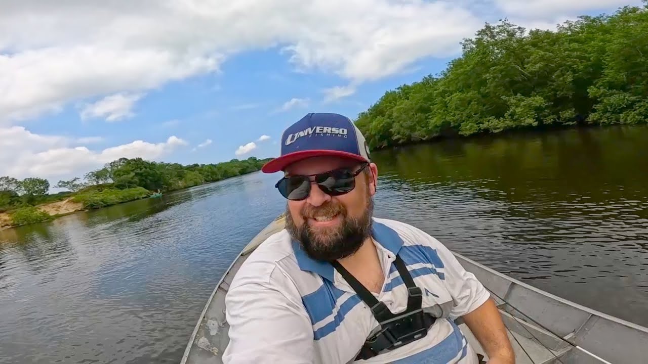 DE BARCO ESTAVA DIFÍCIL, DE BARRANCO TAMBÉM - PESCARIA DE ROBALO ULTRALIGHT EM SÃO VICENTE, HUMAITÁ