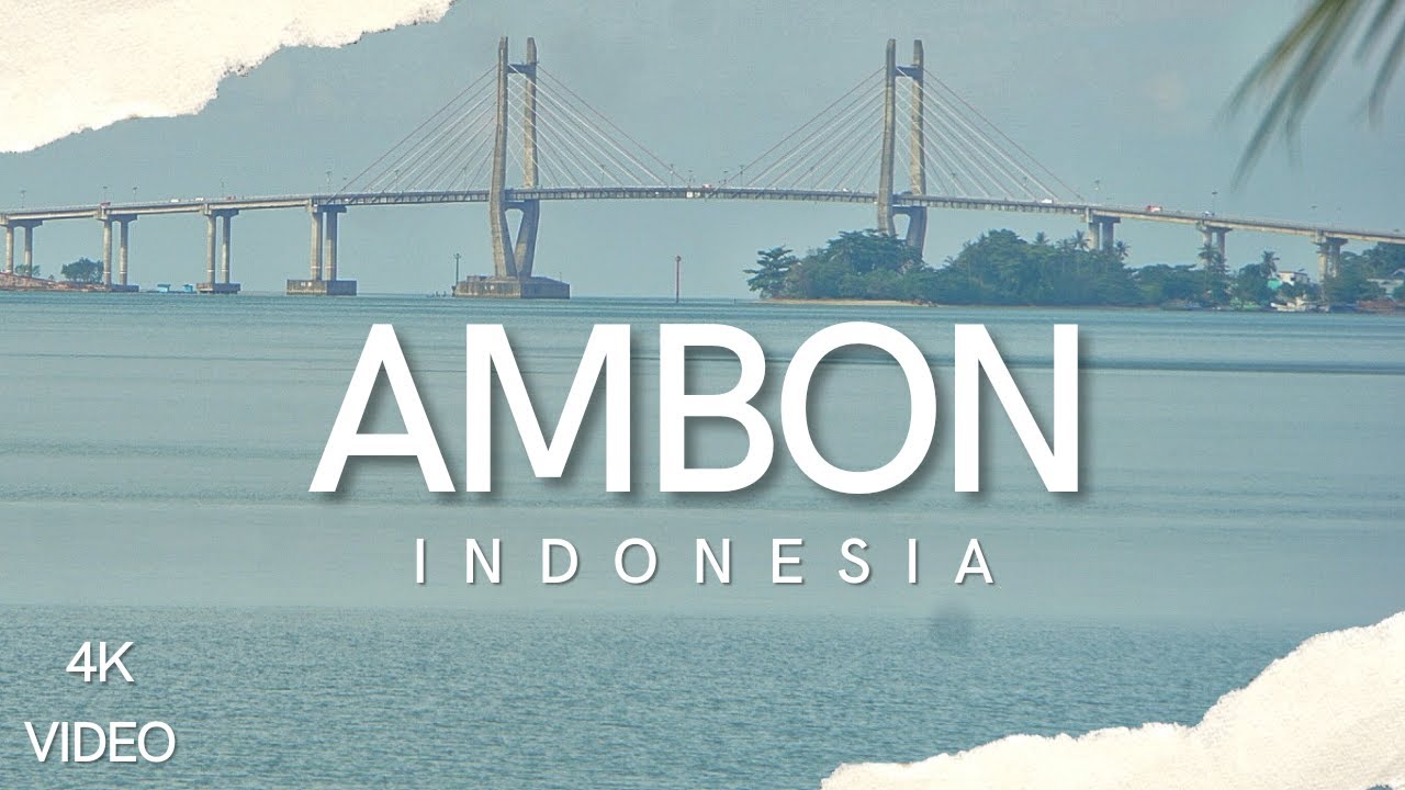 AMBON, MALUKU, INDONESIA. | 4K | Cinematic Drone View Of The City Of Ambon