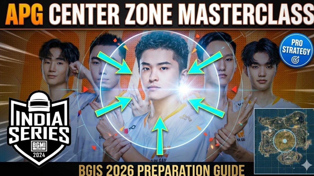 [MAP] Understand center push rotation by Team APG Esport and Get Ready For BGIS 