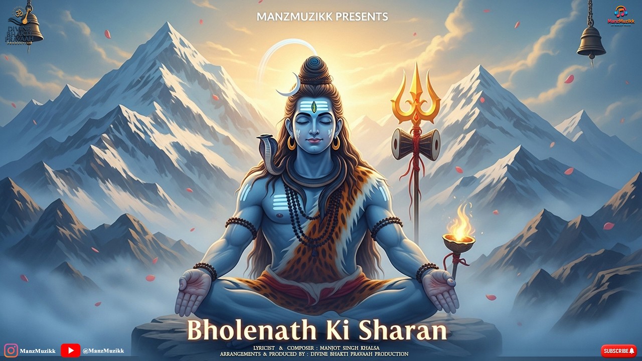 Bholenath Ki Sharan | Shiva Bhajan | Peaceful Devotional Song | Om Namah Shivaya | ManzMuzikk