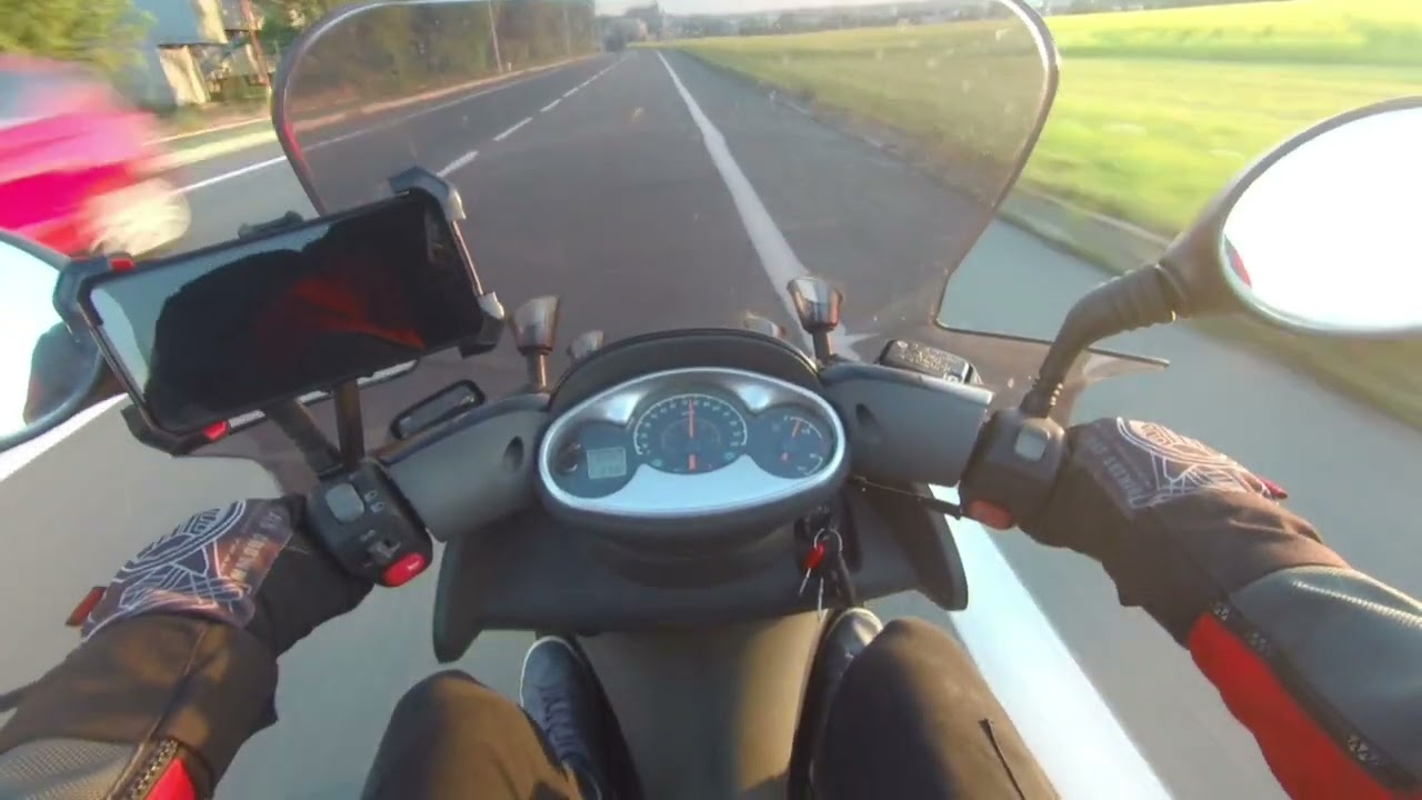 Yamaha majesty 125 - POV video