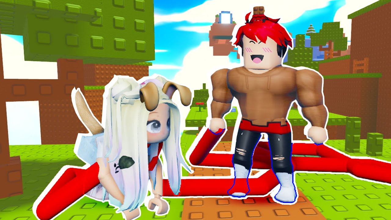 LYNA SE CONVIERTE EN PERRO EN ROBLOX !! Dog Walk 🐶 [2 Player Obby]