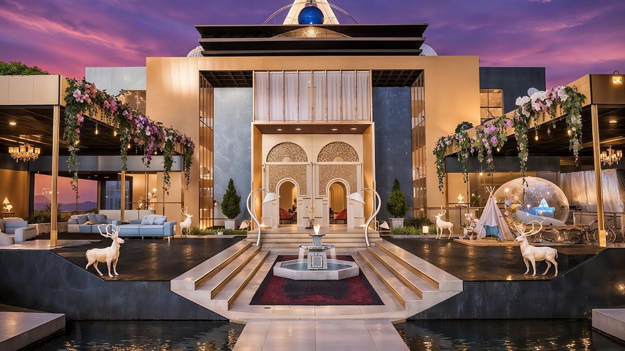 PUBG New Update: Best Realistic House Design for Level 30-34 With Pool 🔥😍