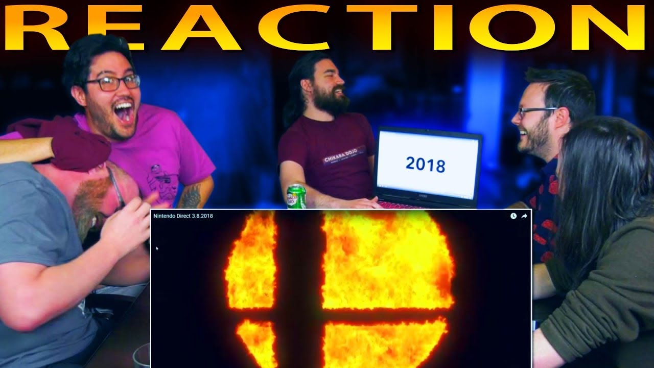 Super Smash Bros. for Switch Reveal Trailer REACTION!! (during Nintendo Direct)