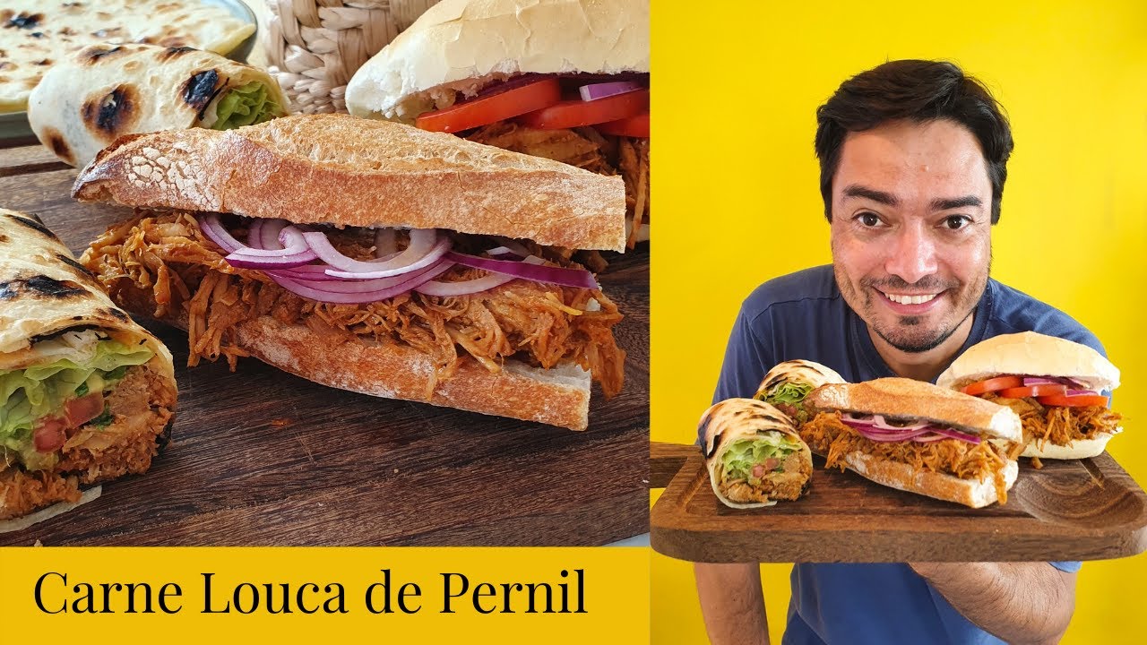 Carne Louca de Pernil - Perfeita para Sanduíches - Minha Cozinha Amarela