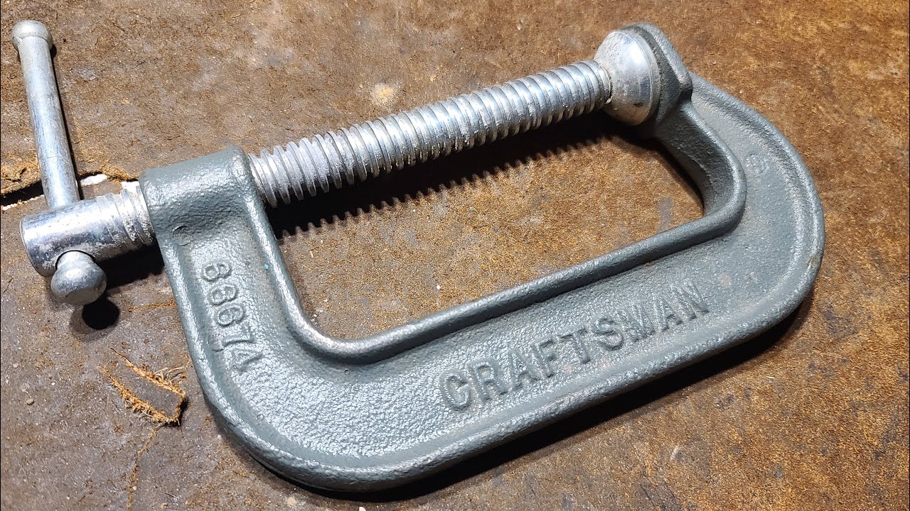Обзор классического струбцинного зажима Craftsman USA из ковкого чугуна.