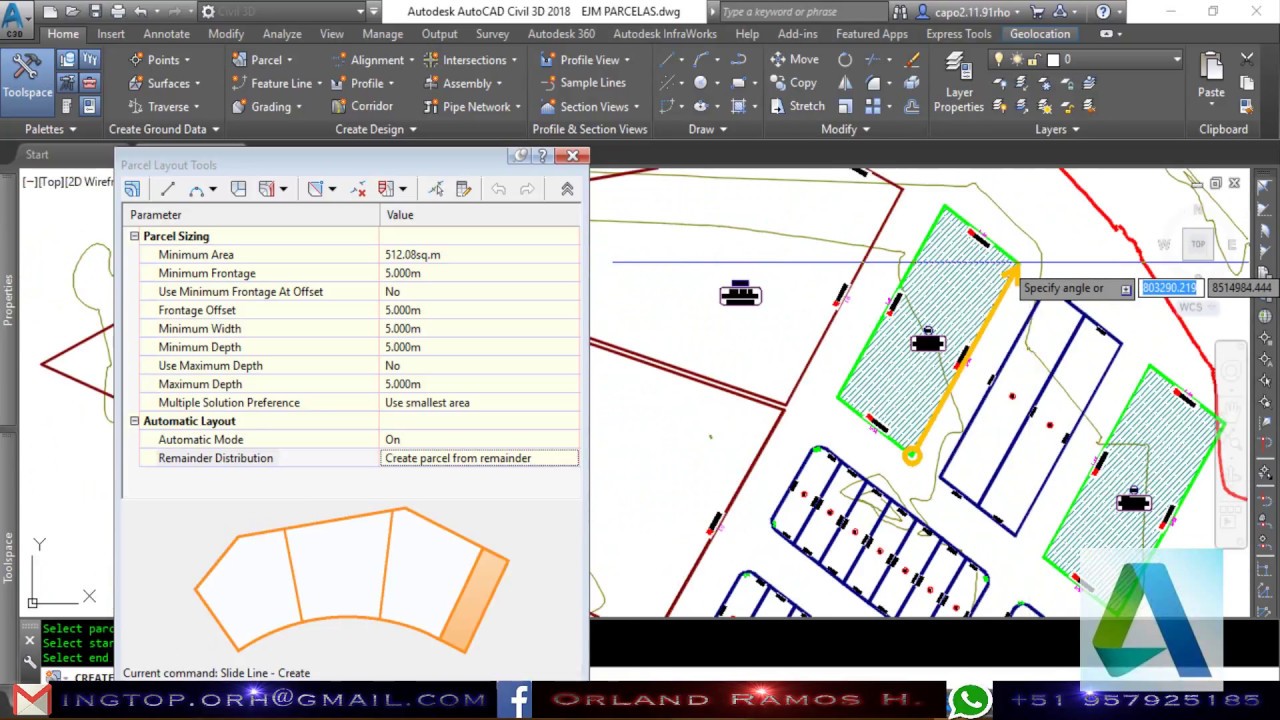 AUTOCAD CIVIL 3D 2018 PARCELACIONES Y LOTIZACIONES