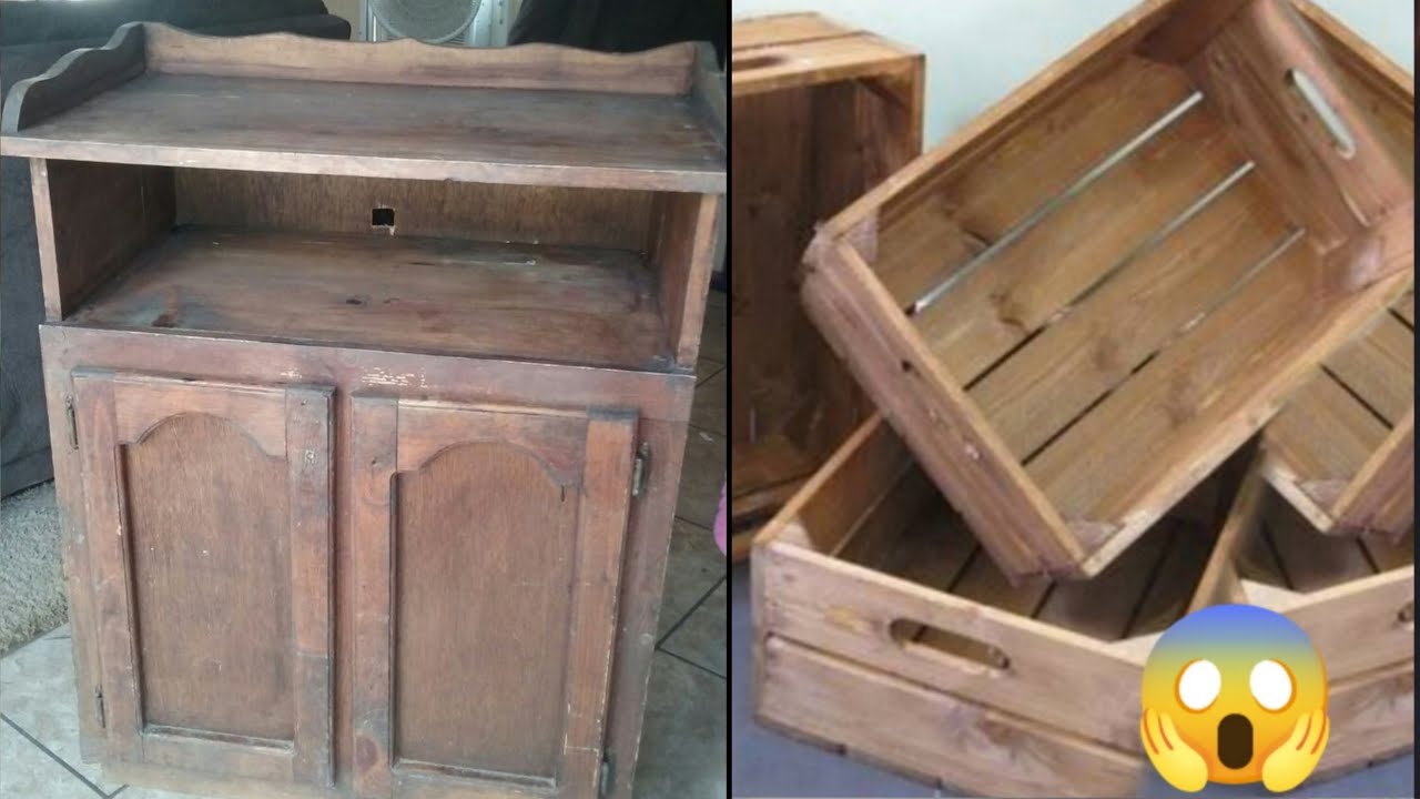 15 Transformações Incríveis de Coisas Velhas Ideia c/ Pallet Caixote e Madeira DIY life hacks decor