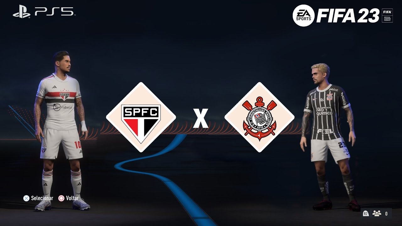 FIFA 23 - São Paulo  vs Corinthians | Gameplay | Campeonato Brasileiro 2023