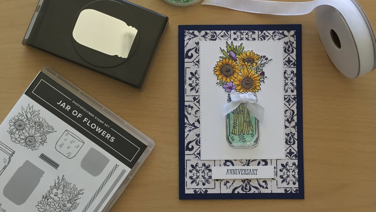 Stampin’ Up! Jar of Flowers