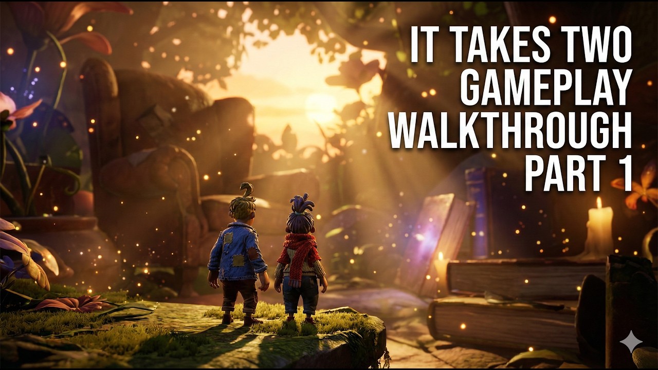 It Takes Two Full Gameplay Walkthrough (Part 1) | 1 Hour Story Mode | No Commentary