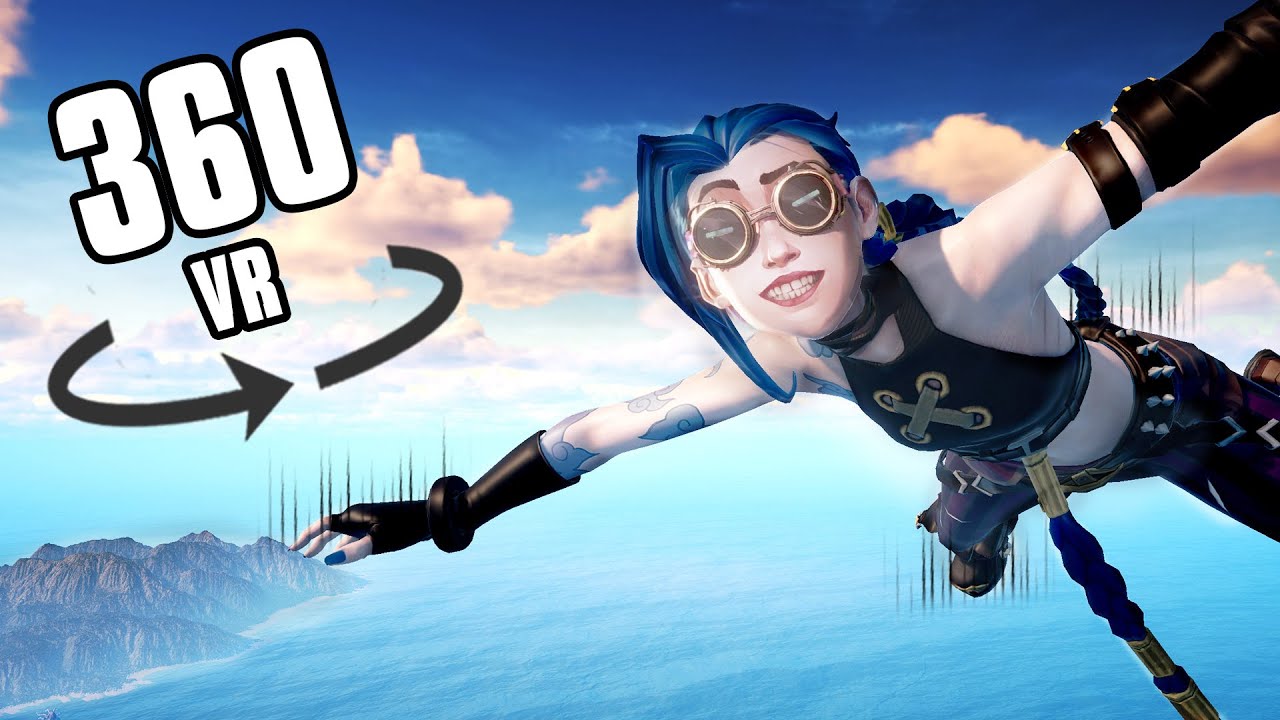 360° SKYDIVING in VIRTUAL REALITY with JINX!