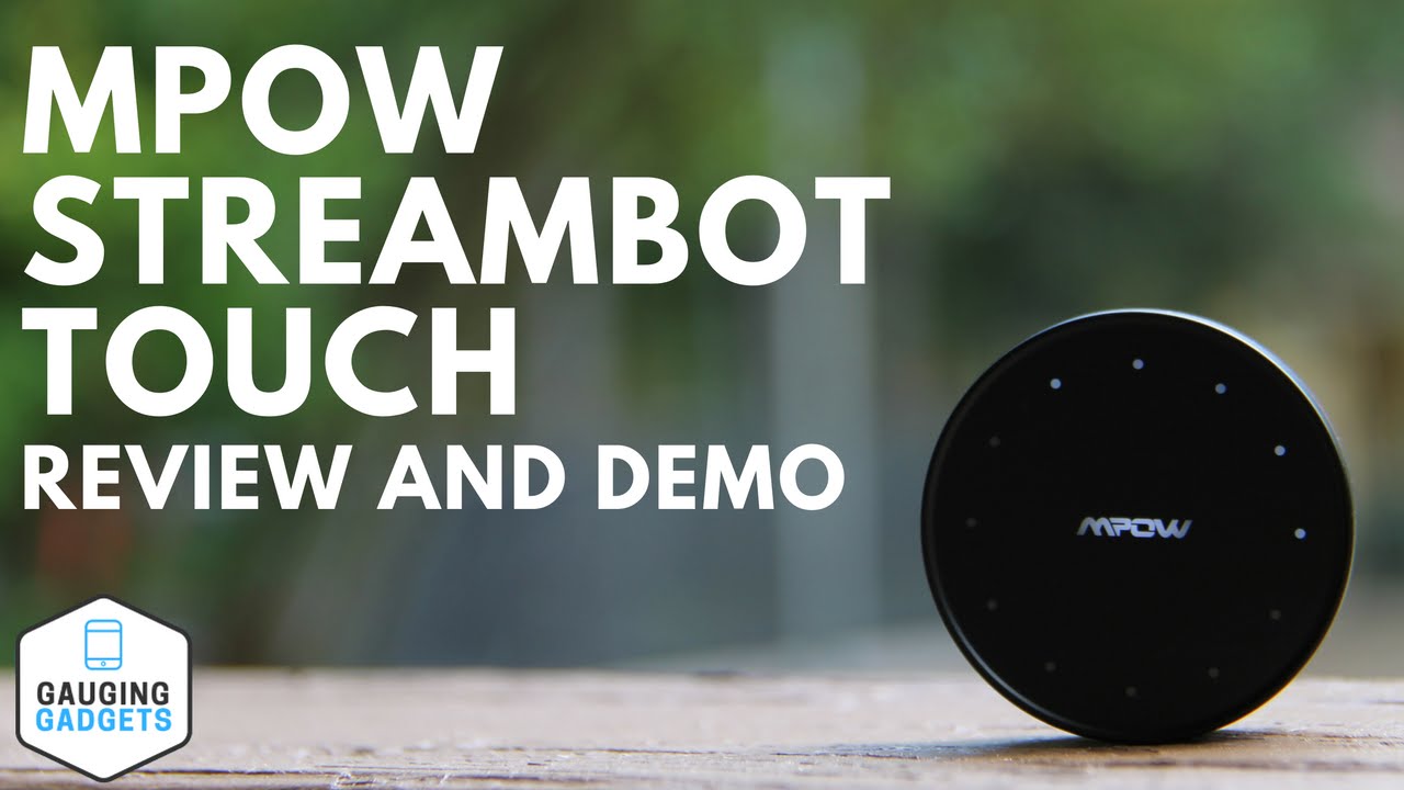 MPOW Streambot Touch Review and Demo - Bluetooth 4.1 Receiver - MBR10