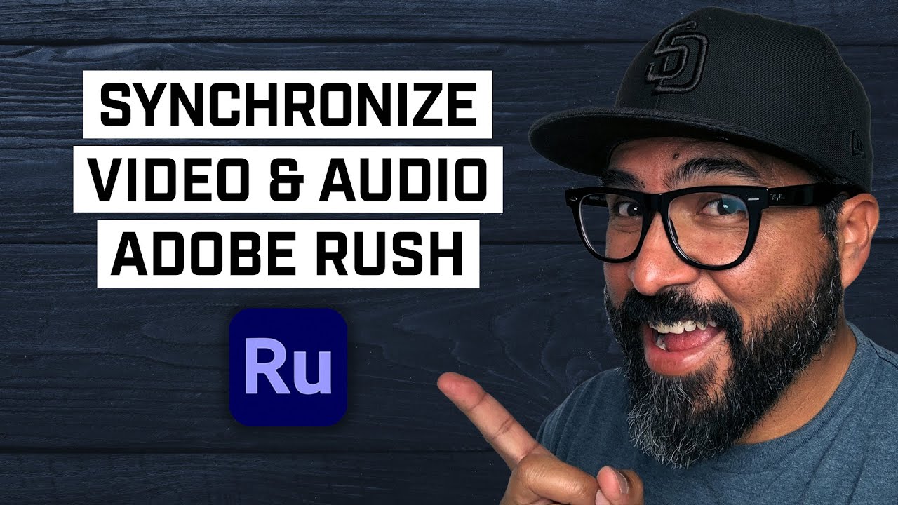 Как синхронизировать видео и аудио в Adobe Rush